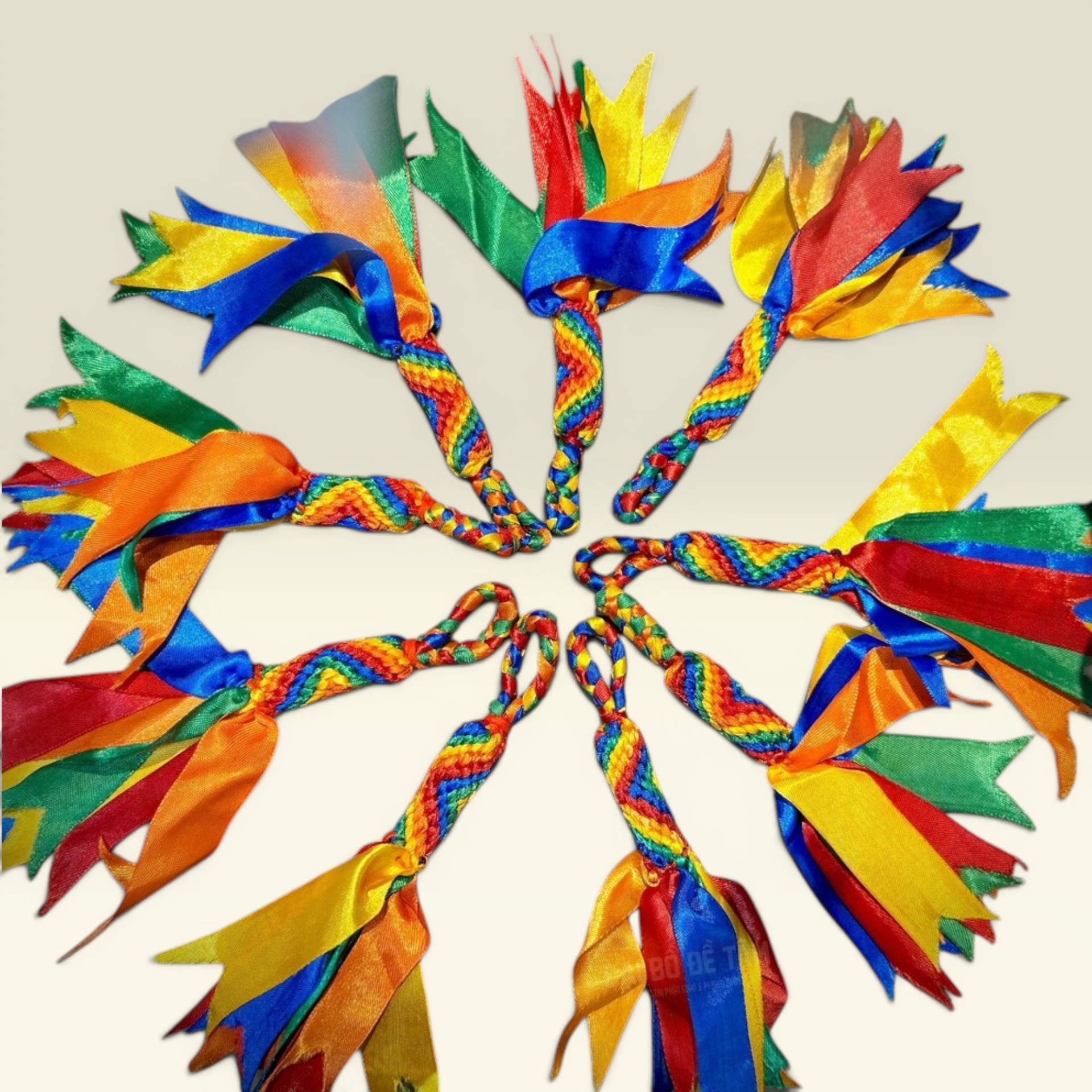 Dây Đeo Ngũ Sắc Tibet Phong Thủy - Dây Treo May Mắn Tây Tạng