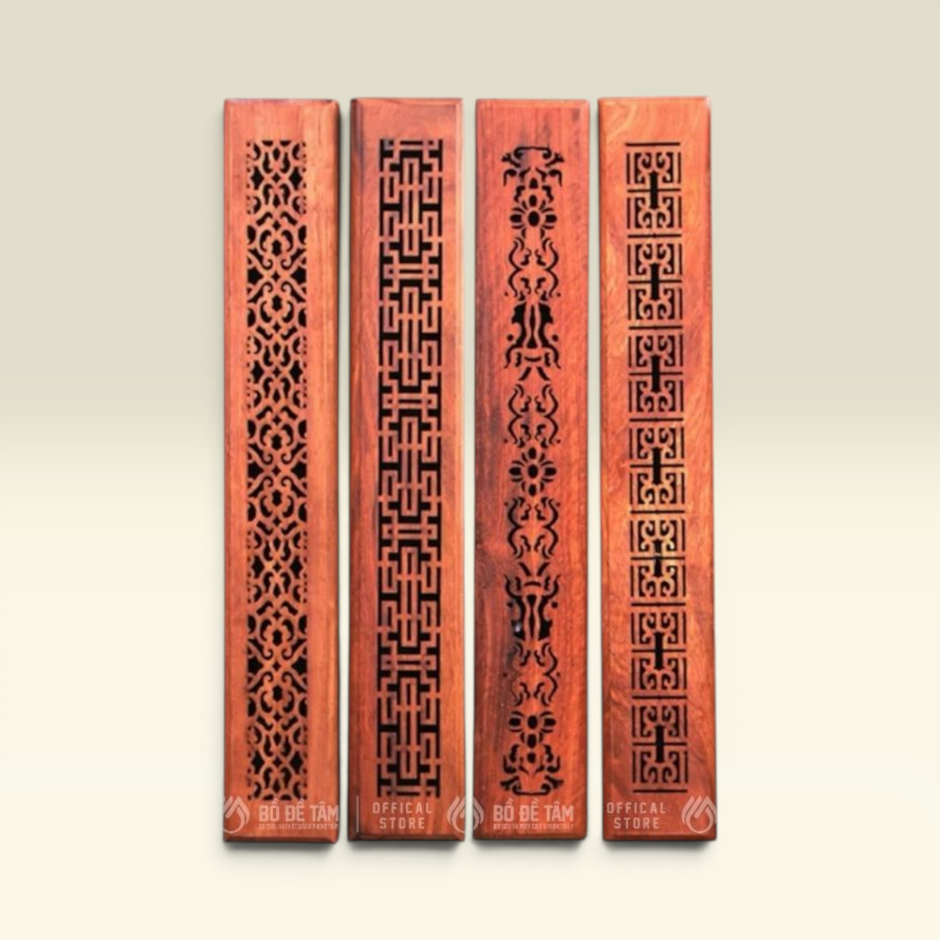 Hộp Gỗ Xông Trầm Không Tăm Bằng Gỗ Hương, Đốt Nhang Thanh Thư Giãn