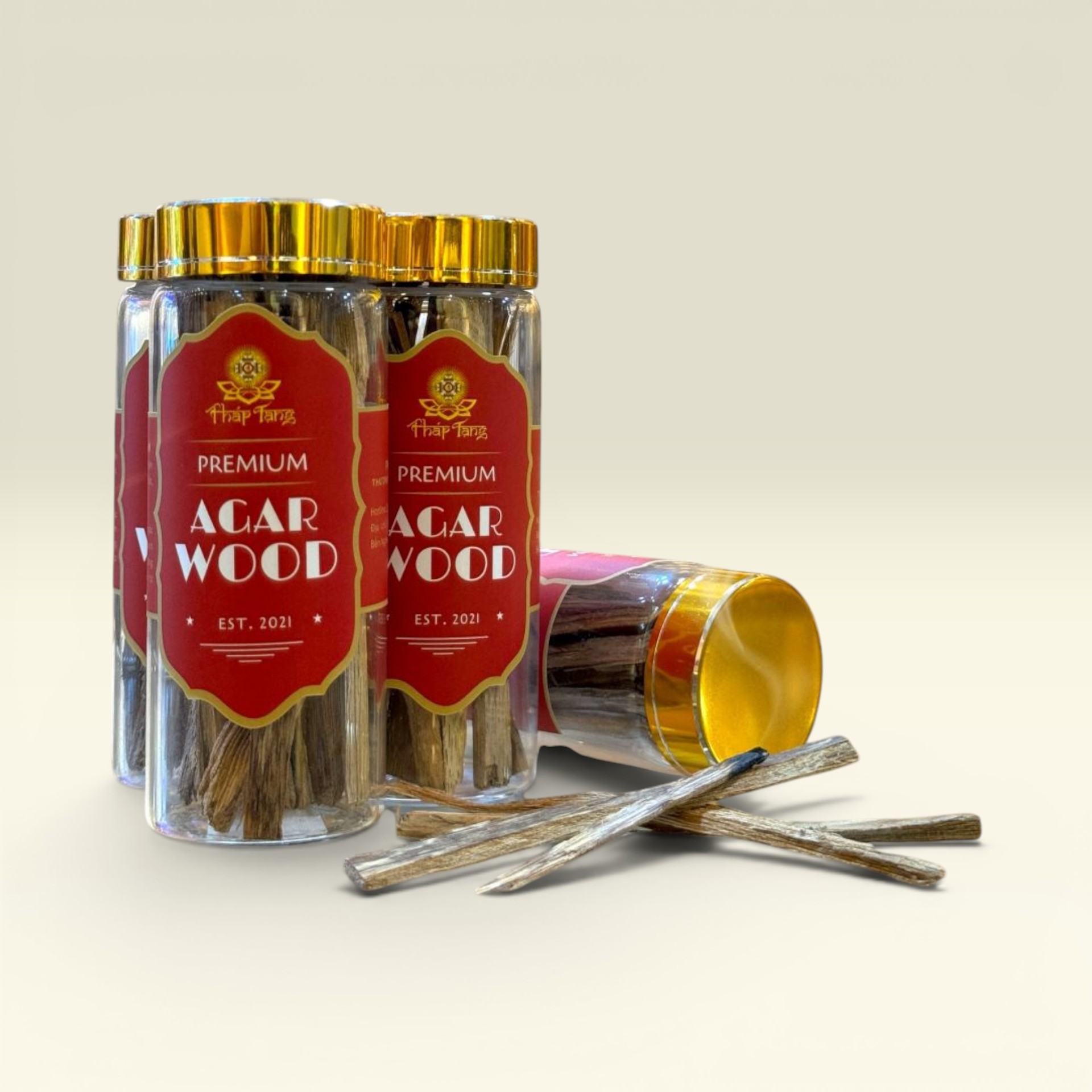 [Hũ 15g] Trầm Hương Miếng Tự Nhiên Khánh Hòa Thanh Tẩy Không Gian