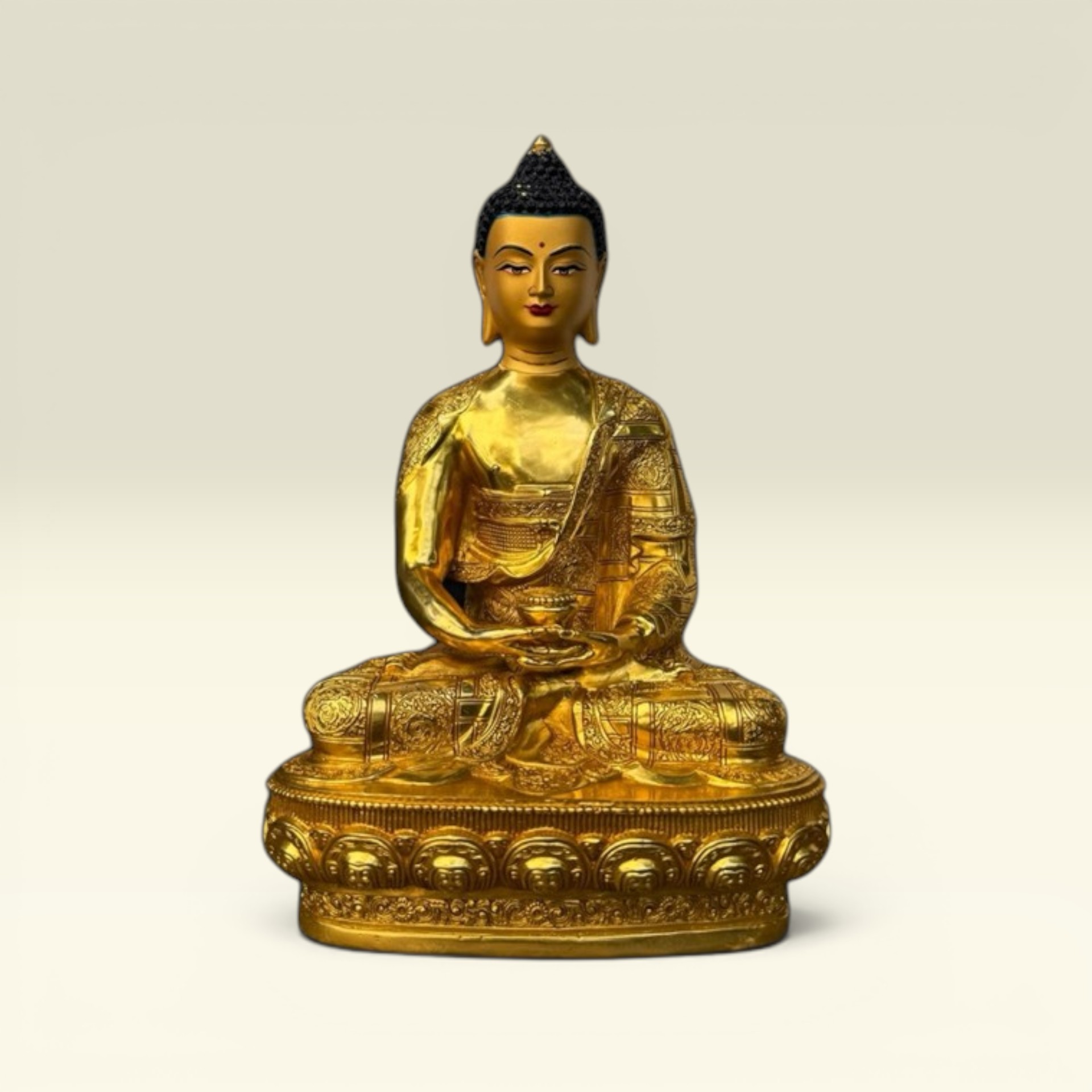 Tượng Phật Đức Phật A Di Đà- Tượng Phật Mật Tông - Tượng Đồng Thờ Cúng - Vạn Kim Đại Cát