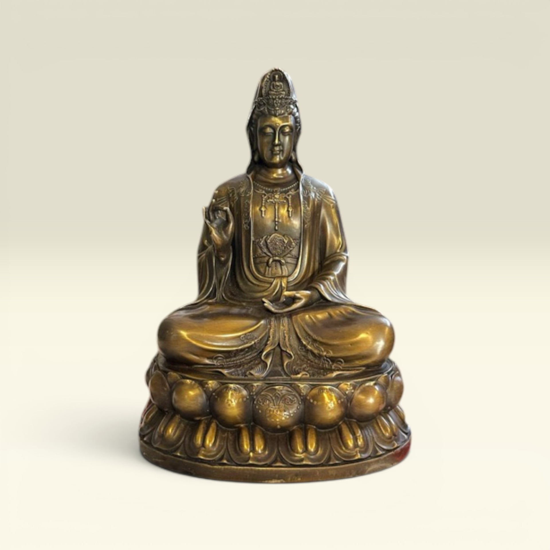 Tượng Bồ Tát Phật Quan Thế Âm Bồ Tát- Mẹ Quan Âm- Tượng Đồng Thờ Cúng - Vạn Kim Đại Cát