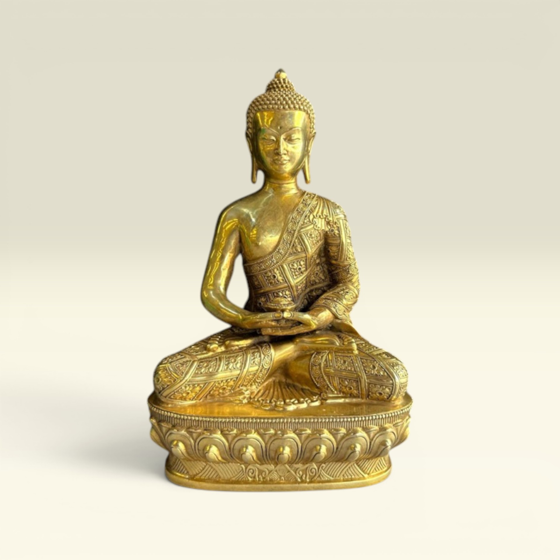 Tượng Phật Phật A Di Đà - Tượng Phật Mật Tông- Tượng Đồng Thờ Cúng Add30cm - Vạn Kim Đại Cát