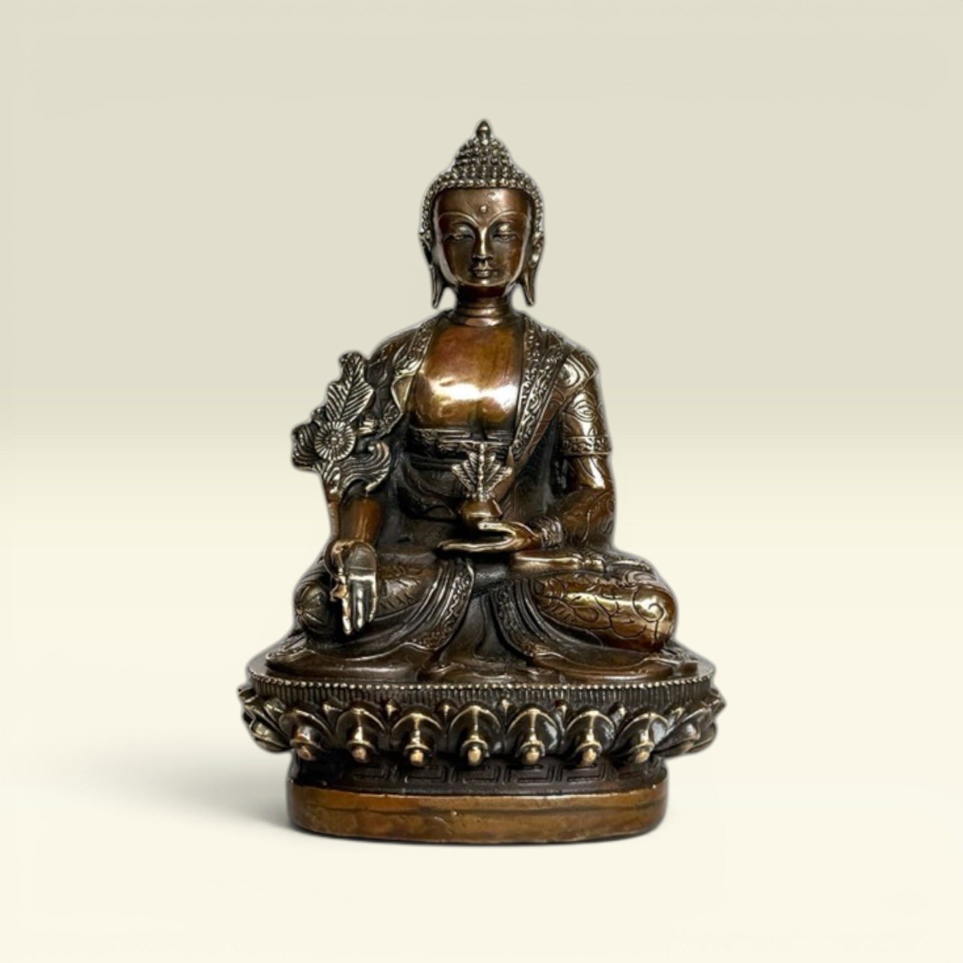 Tượng Phật Phật Dược Sư- Tượng Phật Thờ Cúng Đồng Cao Cấp - Vạn Kim Đại Cát