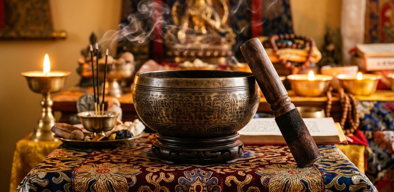 Bí Quyết Chọn Chuông Xoay Tây Tạng 7 Kim Loại Rèn Tay Cho Người Mới Bắt Đầu
